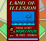Заставка игры Land of Illusion Starring Mickey Mouse